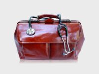 McFermoir dokterstas Large met dubbel voorvak Cognac