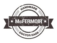 McFermoir Visiterugtas zipper met uitneembare vakverdeling Bruin