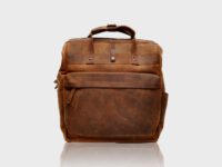 McFermoir Visiterugtas zipper Bruin