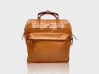 McFermoir Visiterugtas zipper Cognac