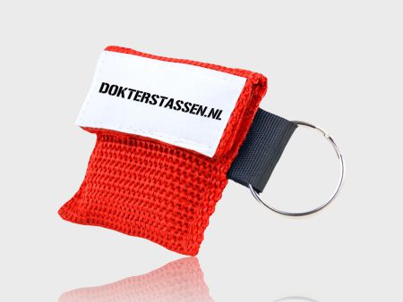 Kiss of Life sleutelhanger met beademingsbescherming met ventiel