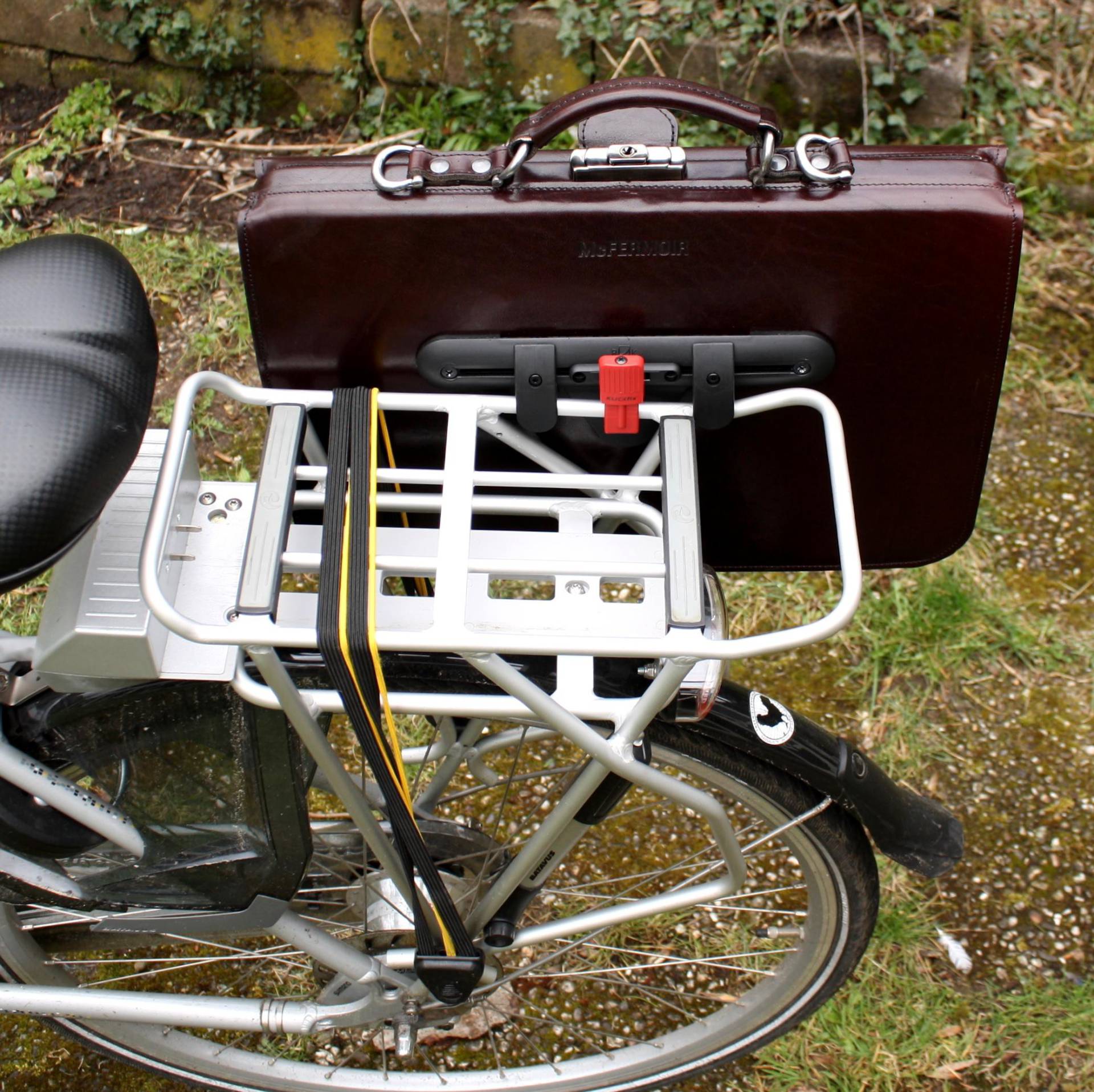 McFermoir fietsdokterstas Large met Klickfix systeem Bruin