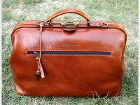 McFermoir dokterstas Wout cognac met A4 vak