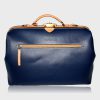 McFermoir dokterstas Fashion A4 marine-camel