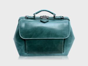 McFermoir dokterstas vintage aqua K77 - Afbeelding 5