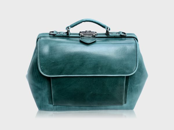 McFermoir dokterstas vintage aqua K77