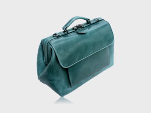 McFermoir dokterstas vintage aqua K77 - Afbeelding 3
