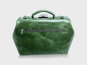 McFermoir dokterstas vintage groen K70 - Afbeelding 2