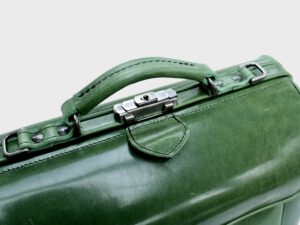 McFermoir dokterstas vintage groen K70 - Afbeelding 5