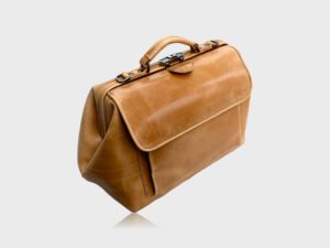 McFermoir dokterstas vintage oker k12 - Afbeelding 3