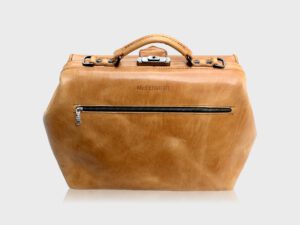 McFermoir dokterstas vintage oker k12 - Afbeelding 4