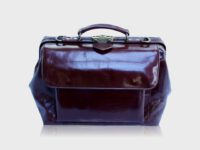 McFermoir dokterstas medium met voorvak klassiek kastanje