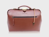 McFermoir Fashion A4 dokterstas FA3016 Coffee met extra schouderriem