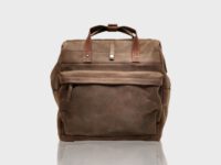 McFermoir Visiterugtas zipper Truffel