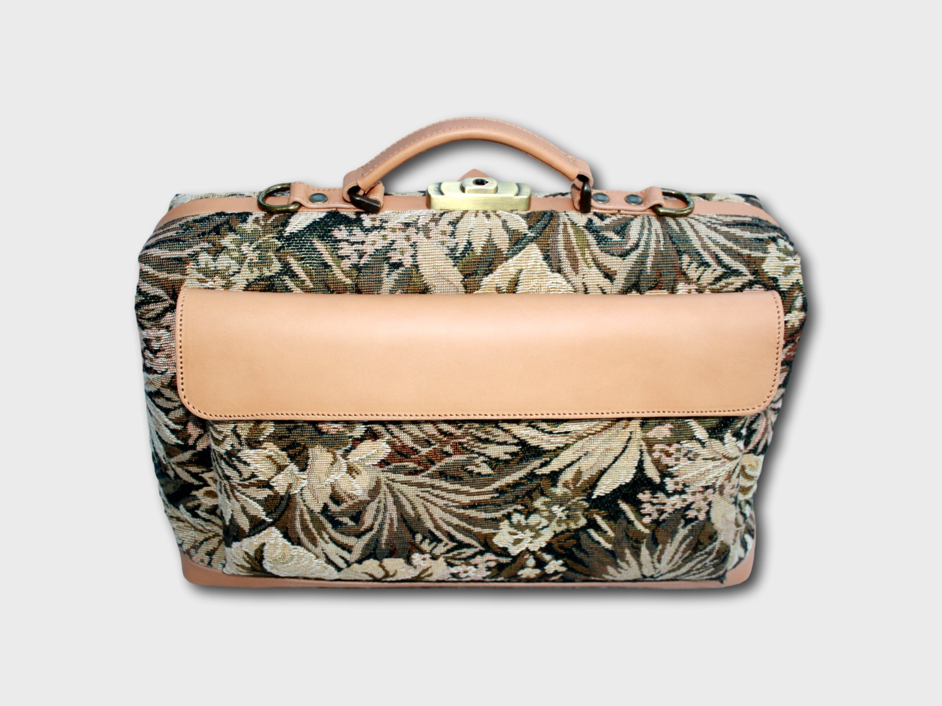 McFermoir dokterstas A4 Gobelin met lederen boord - Afbeelding 6