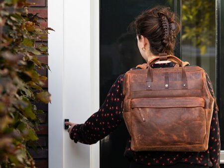 Visiterugtas Zipper Huisbezoek