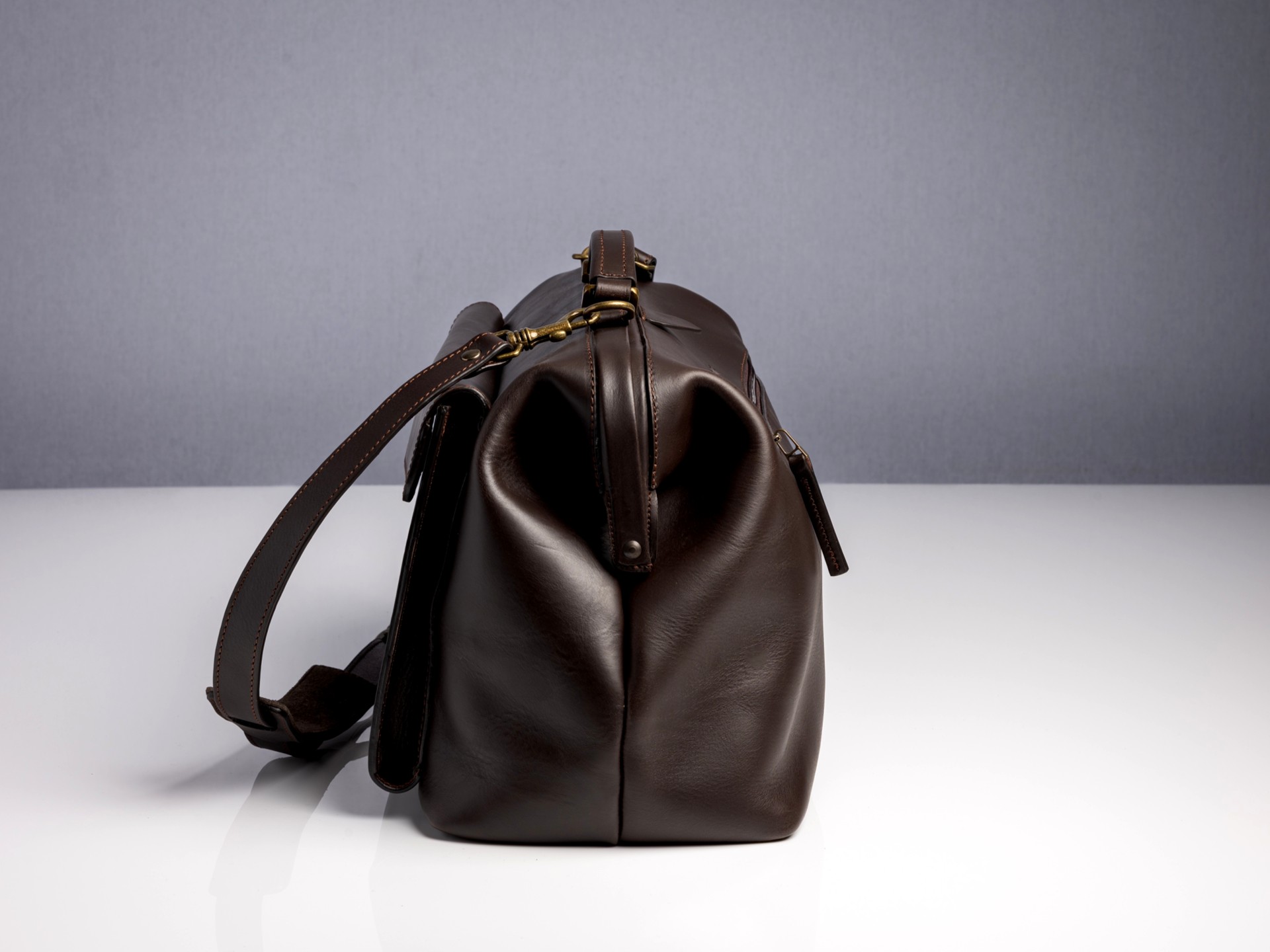 McFermoir dokterstas A4 Wout 133014 Dark Brown - Afbeelding 3